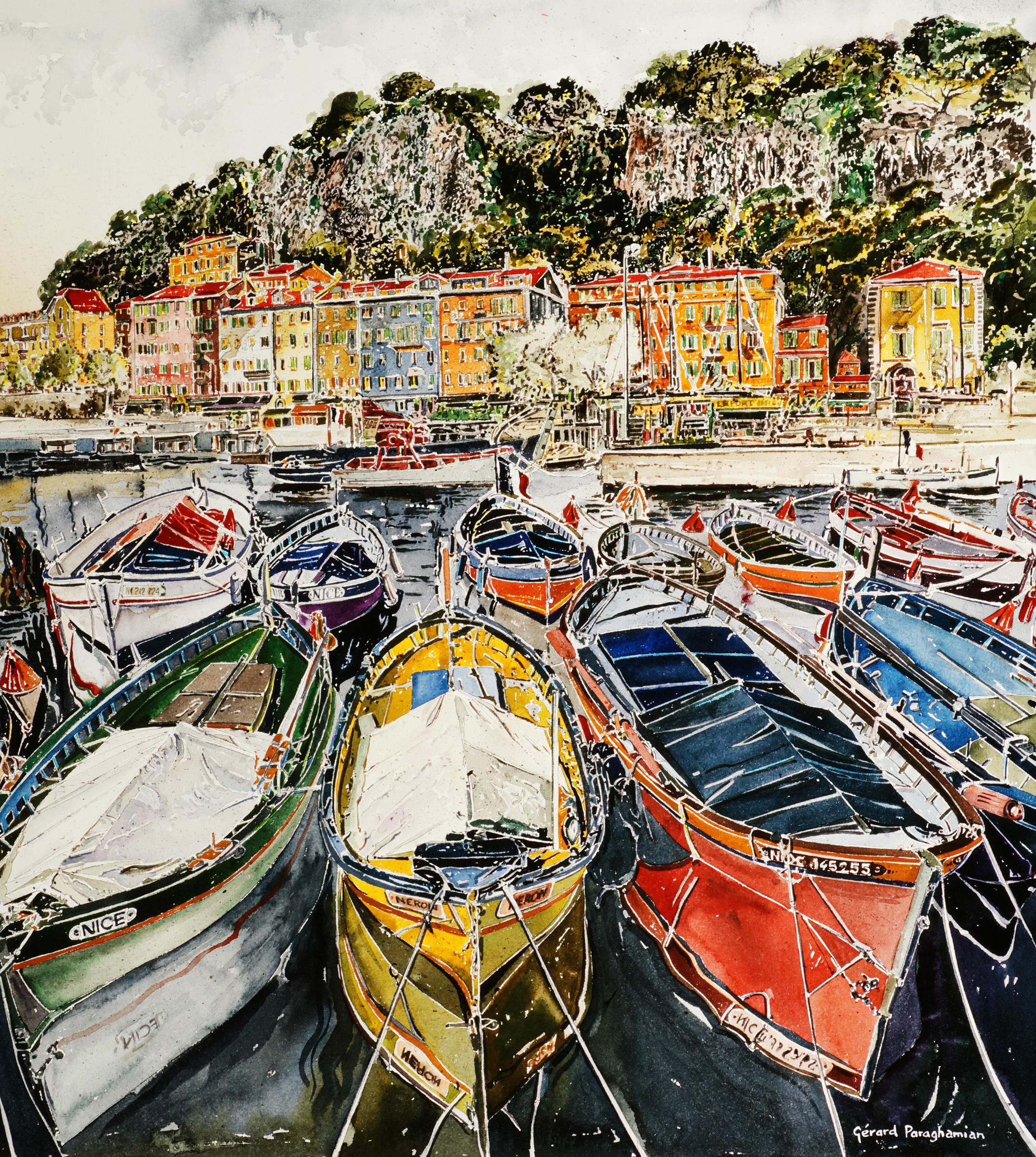 Port in Nice, from the Europe &amp; French Riviera&nbsp;collection.