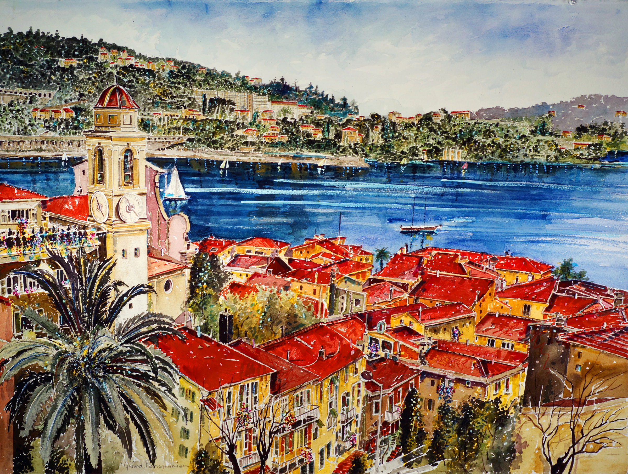 Villefranche, Côte d'Azur, from the Europe &amp; The French Riviera&nbsp;collection.